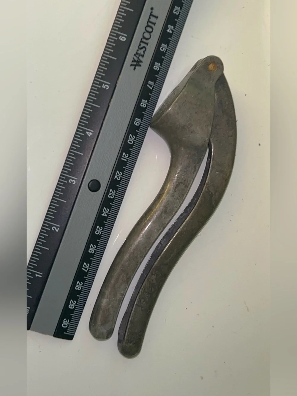 Italian cast aluminum garlic press